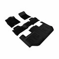 Strike3 3D Maxpider Custom Fit Complete Kagu Black Floor Mat for 2015-2016 GMC Yukon XL Models - Black ST3251868